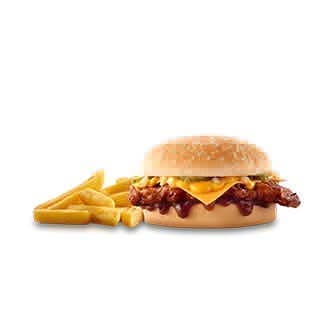 Ribster Cheese Burger