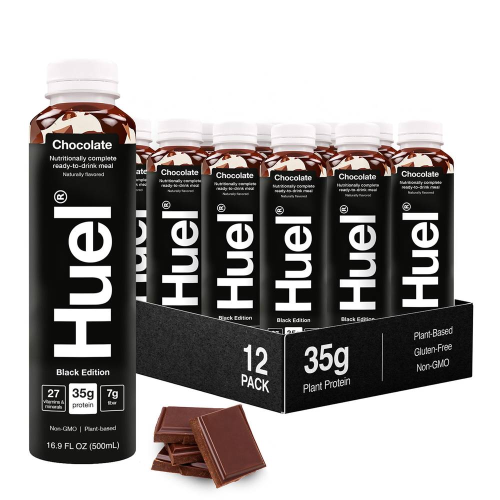 Black Edition RTD High-Protein Meal - Chocolate - 16.9 fl oz (12 Bottles) (1 Unit(s))