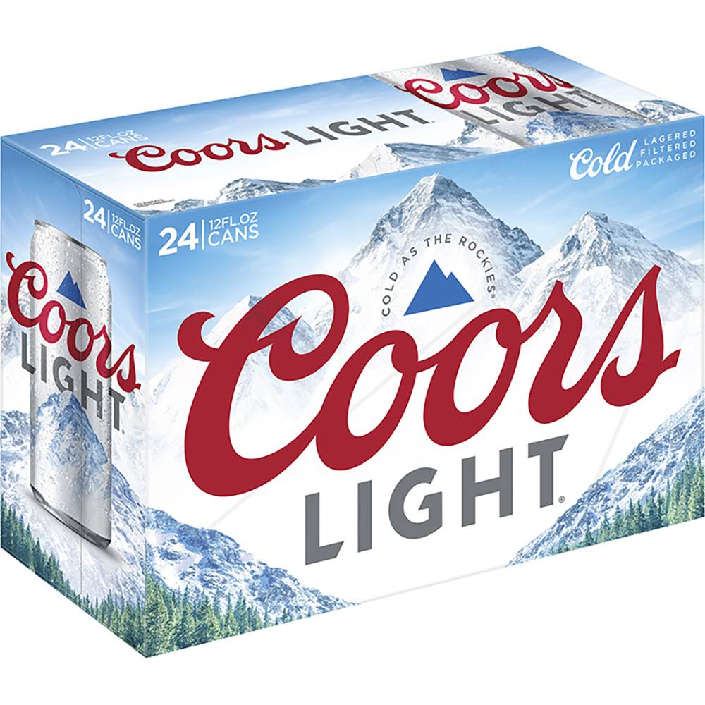 Coors Light Lager Beer (12 oz)