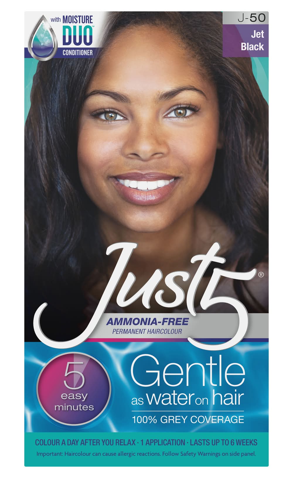 Just 5 Jet Black J-40 Permanent Haircolour (7.04 oz)