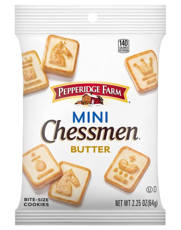 Pepperidge Farm Mini Bite Size Cookies Chessmen Butter
