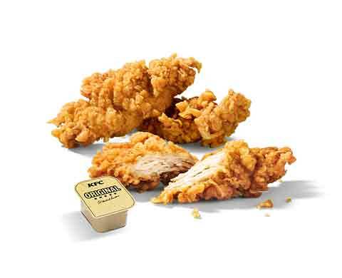 3 Crispys mit 1 Dip