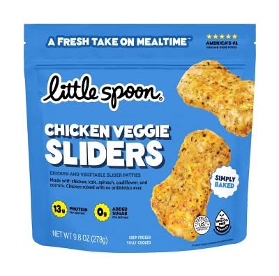 Little Spoon Frozen Sliders Kids' Food, Chicken Veggie (9.8 oz)