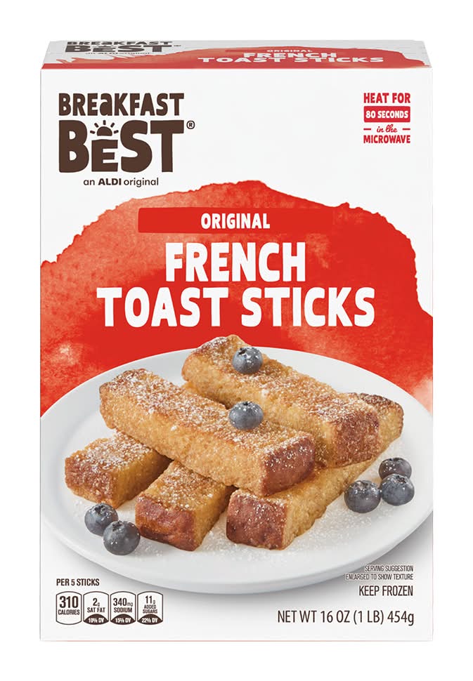 Breakfast Best Original French Toast Sticks (16 oz, 20 ct)