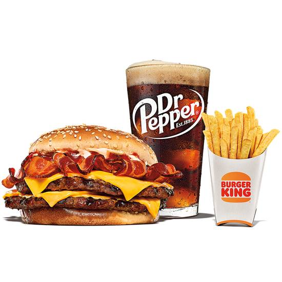 Order Bacon King Sandwich Meal food online from Burger King store, Wasilla on bringmethat.com