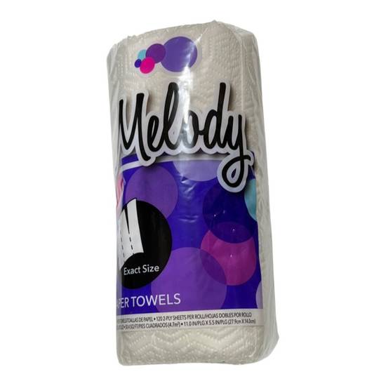 Melody Exact Size Paper Towels