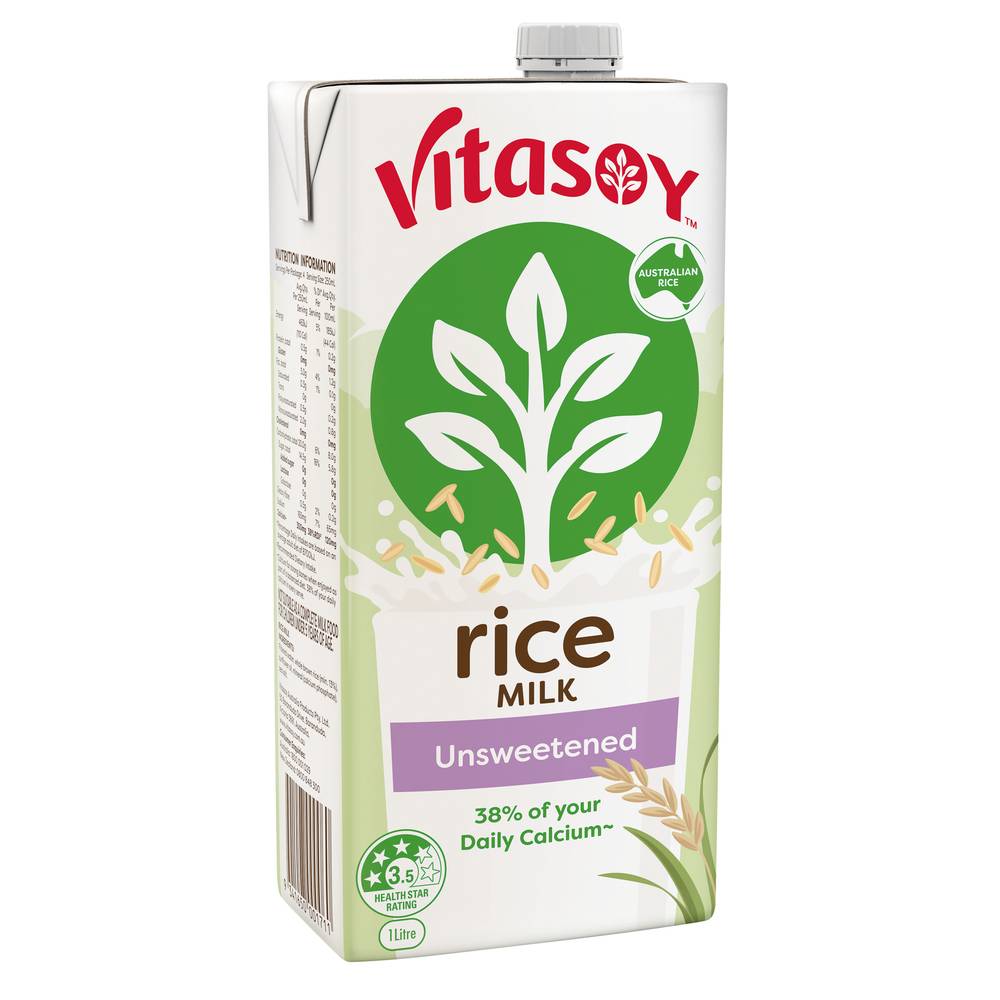 Vitasoy Unsweetened Rice Milk (1L)