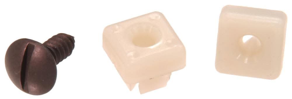 Hillman #14 x 3/4-in Slotted -Drive Standard License plate Screws 2 -Count