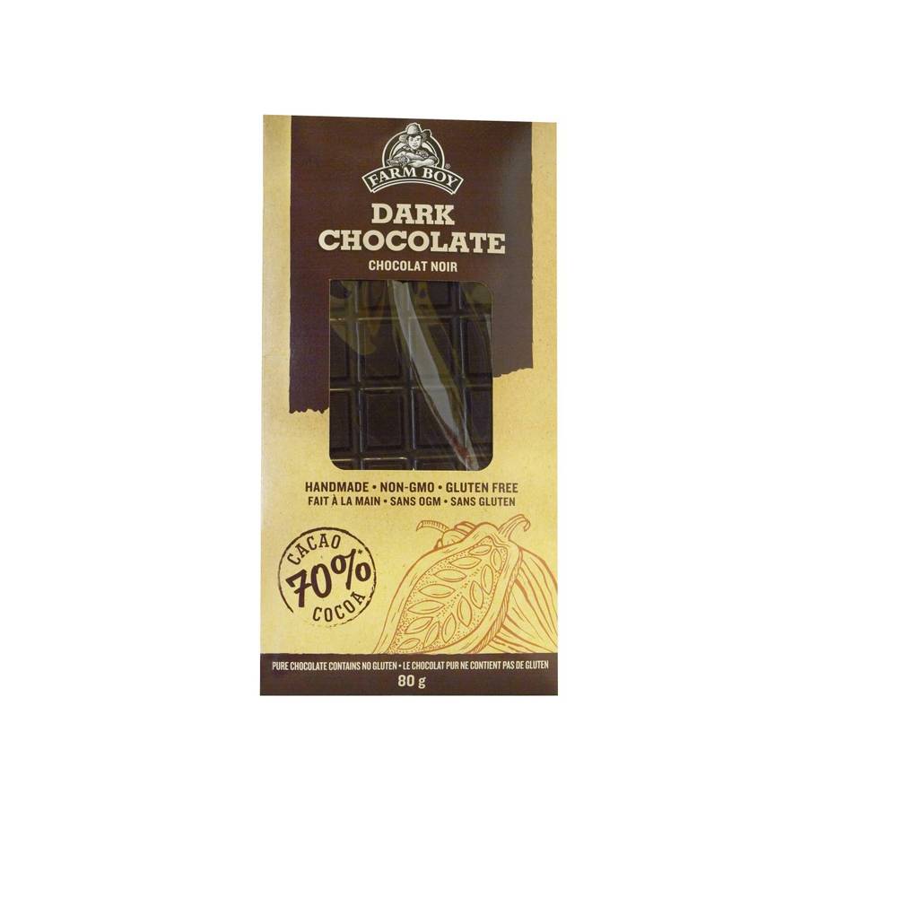 Farm Boy™ 70% Cacao Dark Chocolate Bar (80 g)