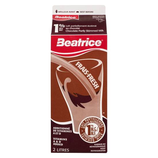 Beatrice Chocolate Partly Skimmed Milk 1% (2 L)