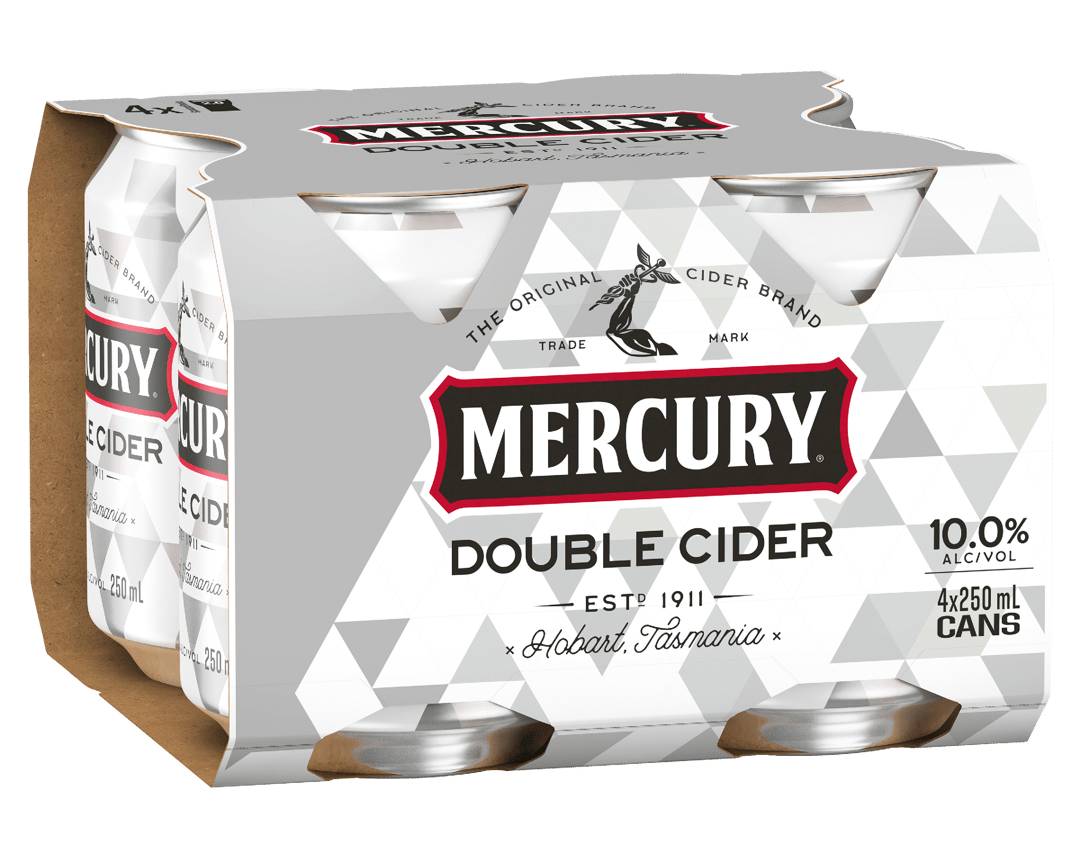 Mercury Hard Cider 10% Can 4X250ml