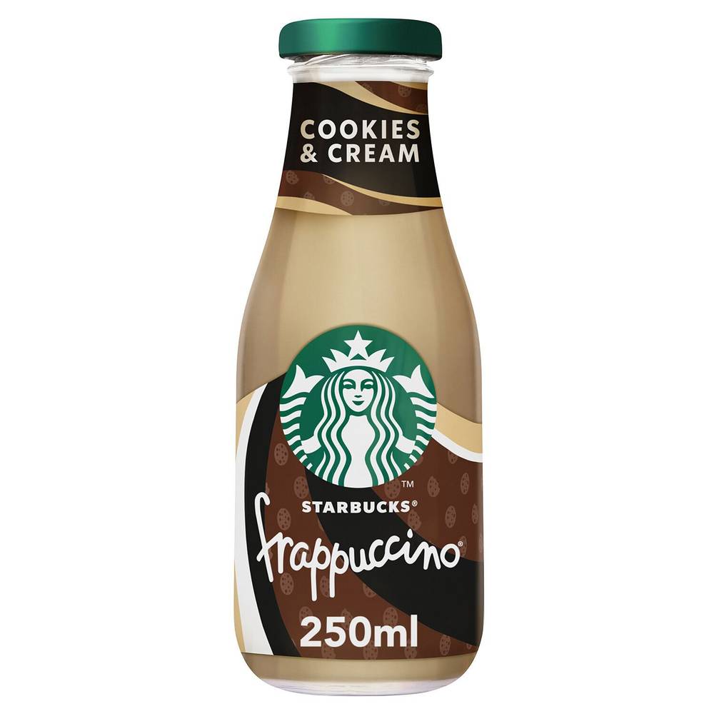 Starbucks - Boisson frappucino (250 ml) (biscuits - crème)