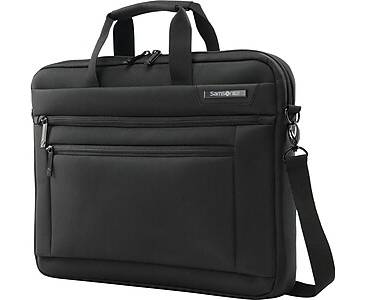 Samsonite Laptop Shuttle 17.3 Polyester Laptop Bag, Black (143133-1041)