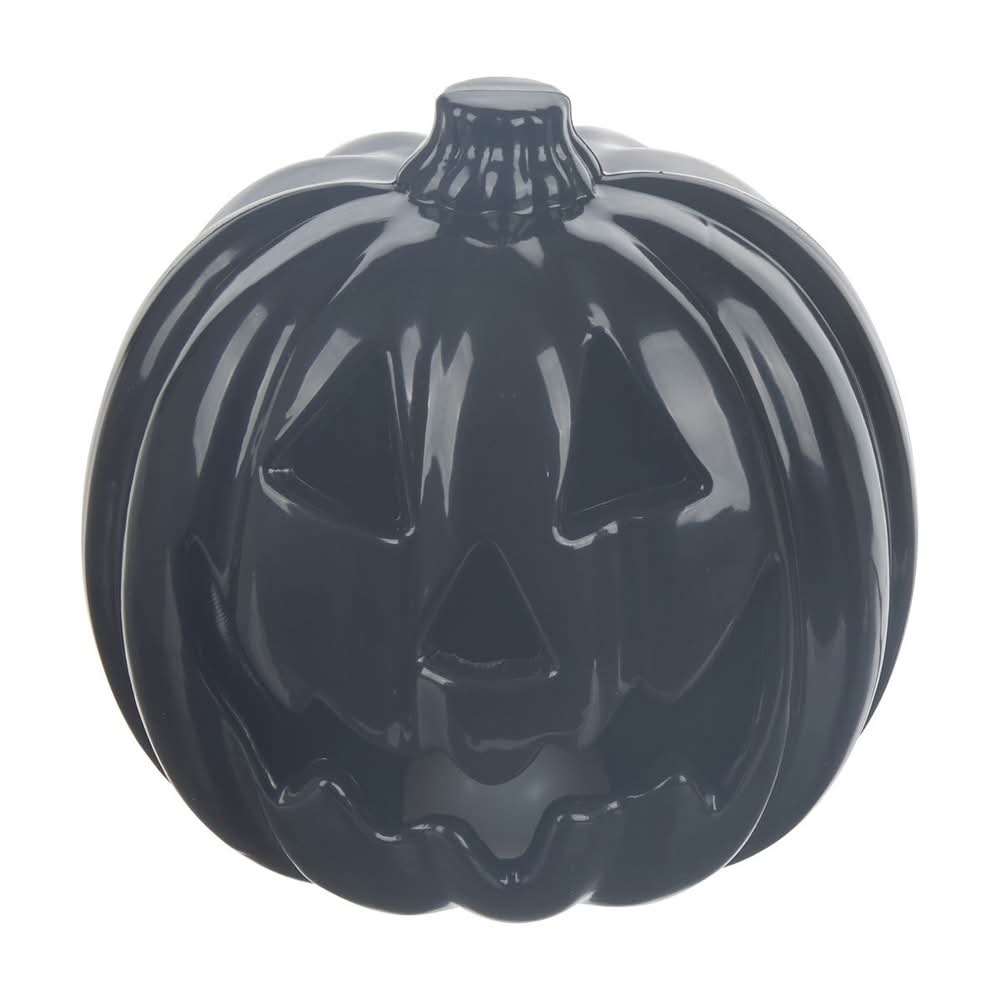 Halloween Shimmer Light-Up Pumpkin Lantern Decor, S