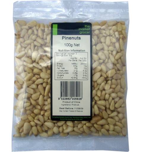 The Market Grocer Pinenuts (100g)