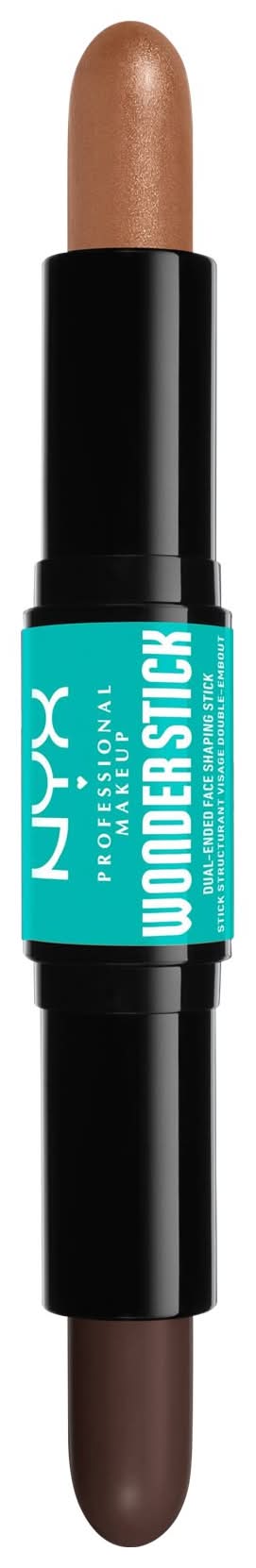 NYX Professional Makeup Professional Makeup Wonder Stick Cream Highlight & Contour Stick, Deep Rich