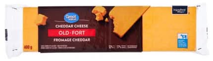 Great Value Old-Fort Cheddar Cheese (400 g)