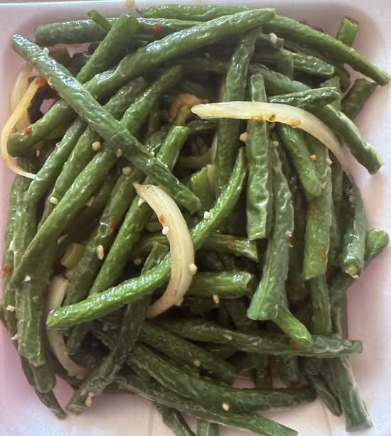 Pan Fried String Bean Dry Style
