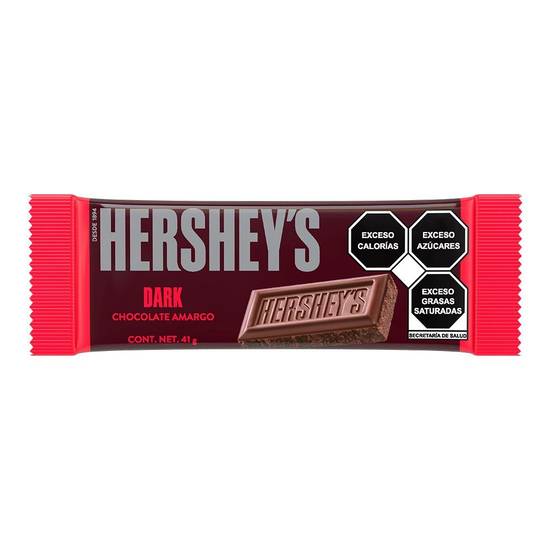 Hershey's chocolate amargo dark (barra 41 g)