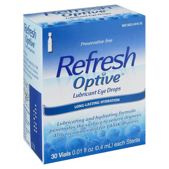 Refresh Optive Lubricant Eye Drops (30 ct)