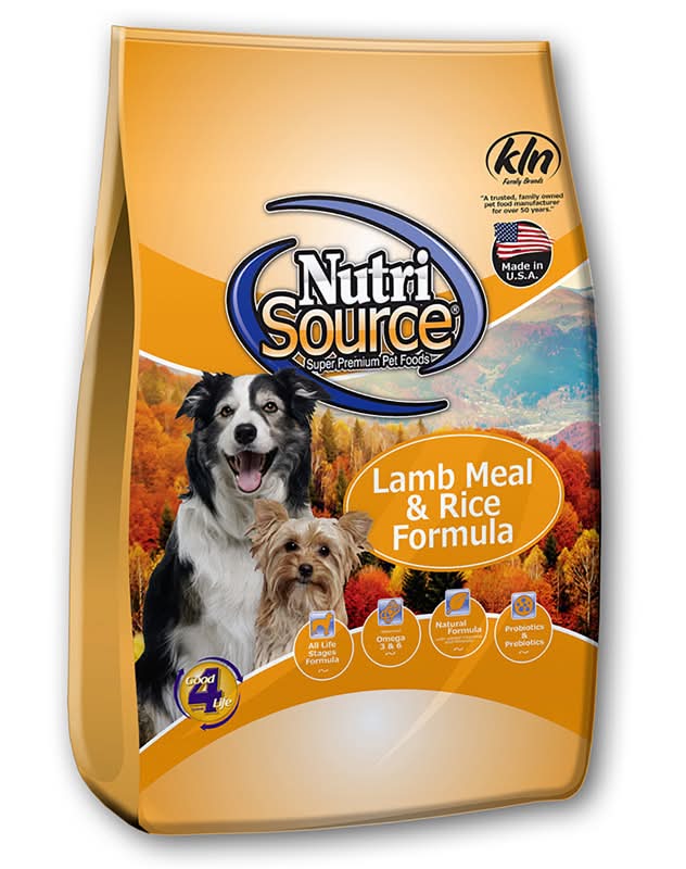 Nutrisource All Ages Lamb Meal And Rice Cubes Dog Food 26 Lb