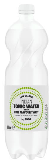 ASDA Lime, Indian Tonic Water With a Flavour Twist (1L)