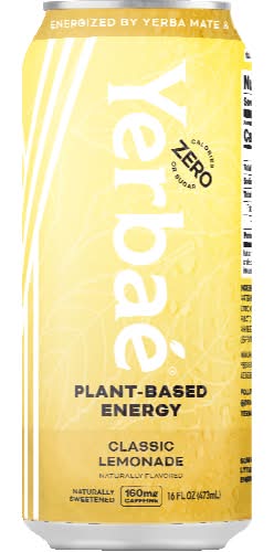 Yerbae Enhanced Sparkling Classic Lemonade Energy Sparklinng Water
