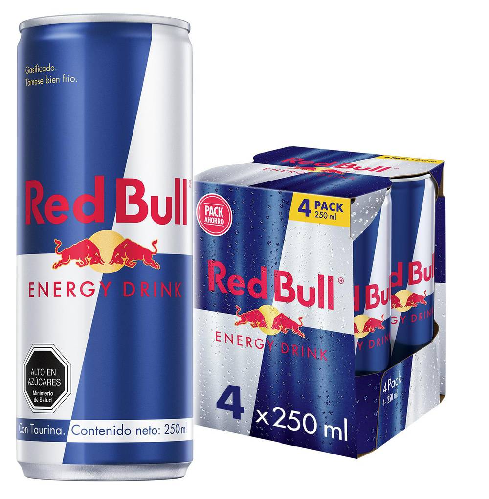 Red Bull · Pack energy drink (4 x 250 ml)