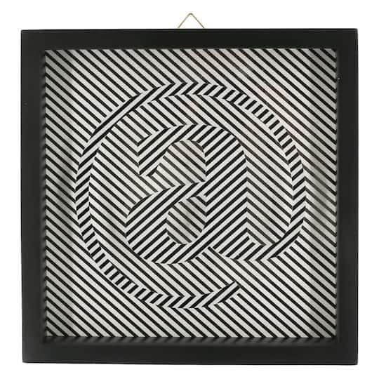 Jonathan Adler X Michaels 10.25" Black & White @ Symbol Wall Art