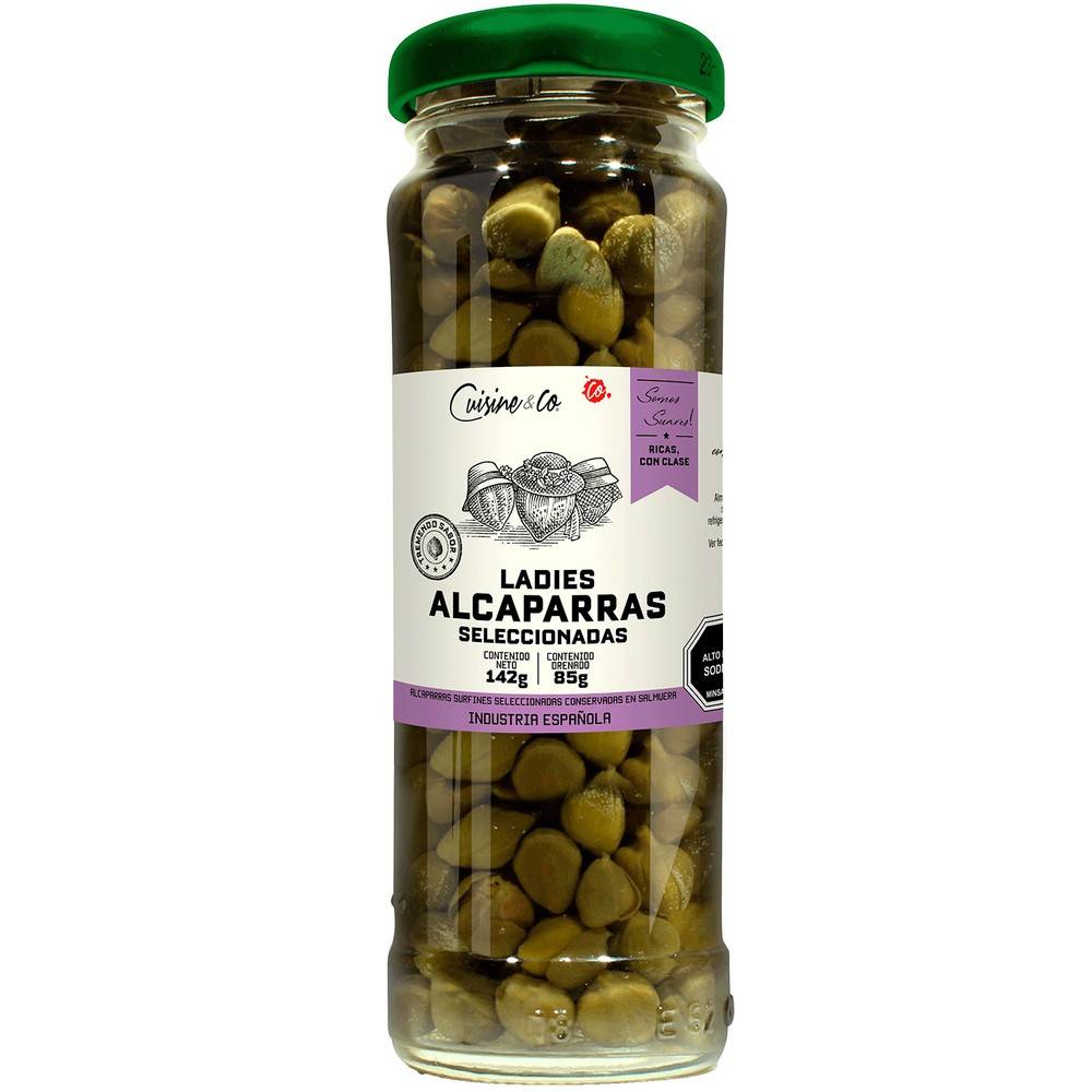 Cuisine & Co · Alcaparras ladies seleccionadas (142 g)