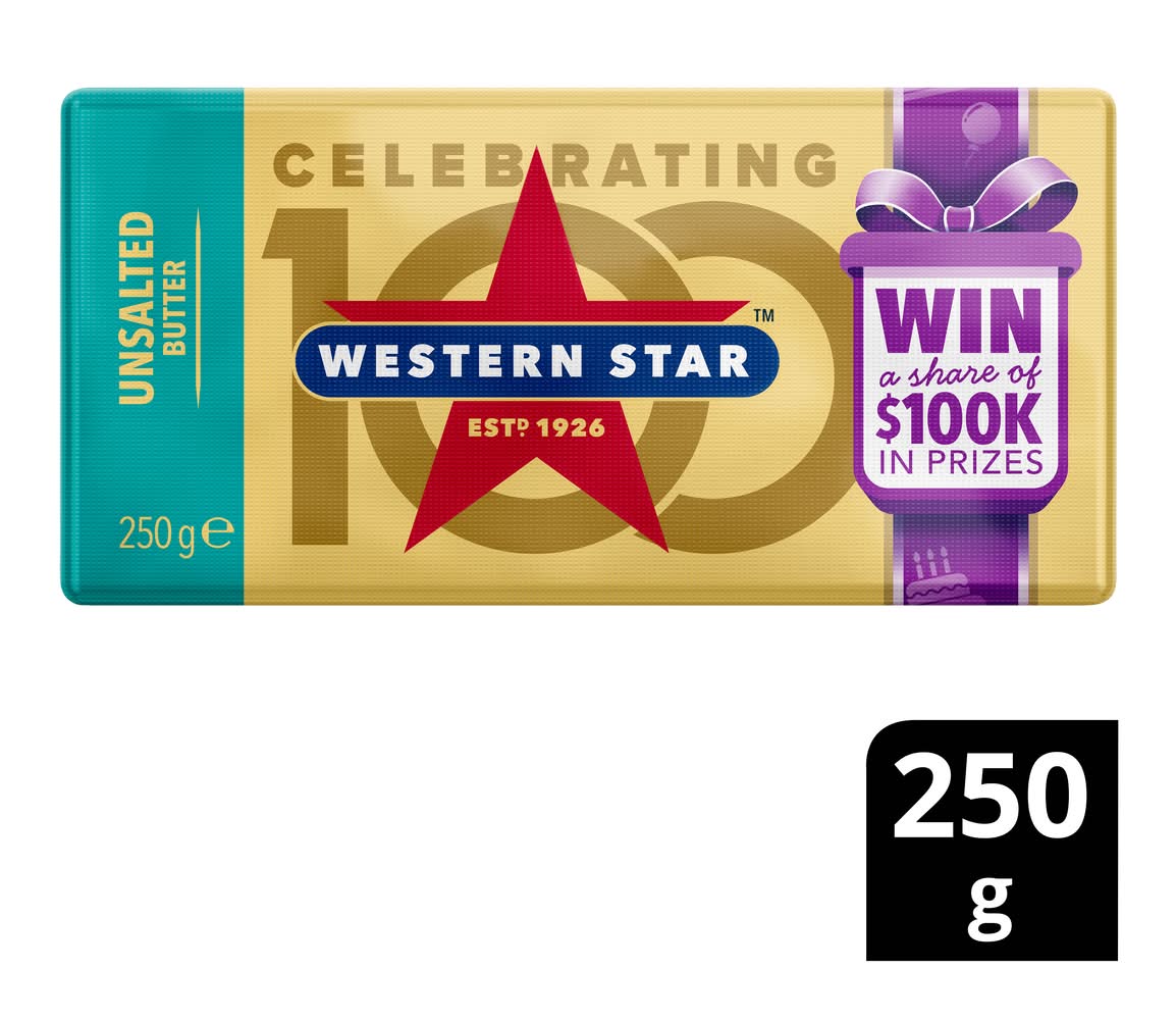 Western Star Unsalted Butter (250g)