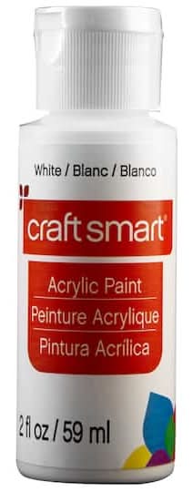 Craft Smart Acrylic Paint, White (2 fl oz)