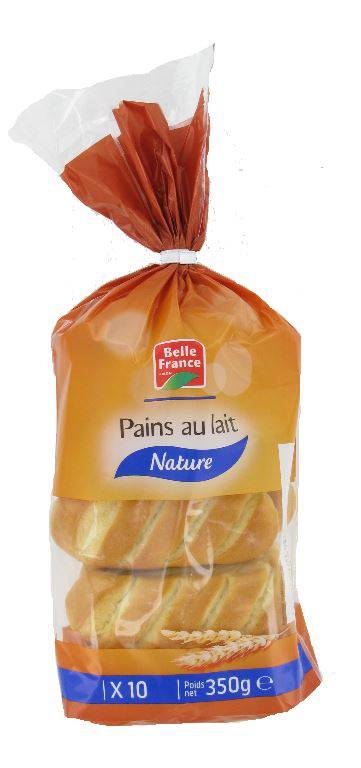 Belle France - Pain au lait nature (10 pièces)