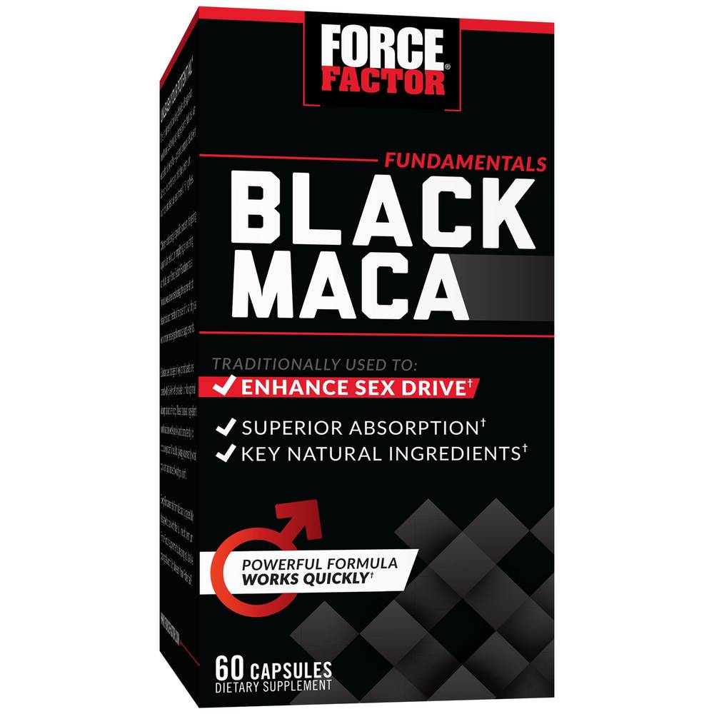 Force Factor Fundamentals Black Maca Capsules (60 ct)