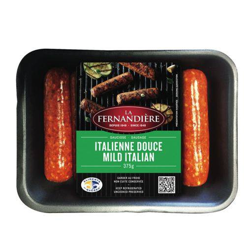 La fernandière inc. saucisse italienne douce (375 g) - mild italian sausage (375 g)