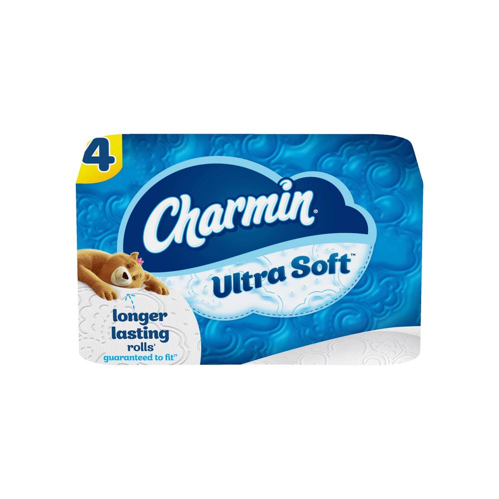 Charmin Ultra Soft Toilet Paper 9 Super Mega Rolls, 336 Sheets Per Roll