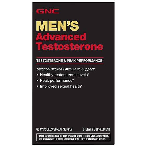 GNC Men's Advanced Testosterone Dietary Supplement - 60.0 ea