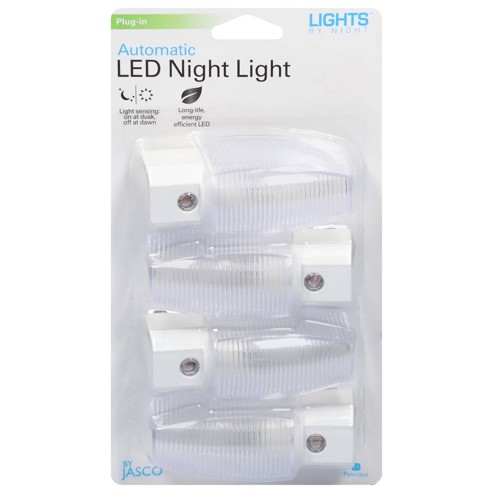 Lights By Night Plug-In Automatic Led Night Ligh (4ct)