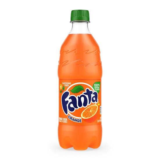 Fanta Orange Soda Fruit Flavored Soft Drink, 20 OZ