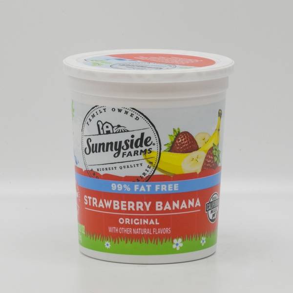 Sunnyside Farms, Original Yogurt, Strawberry Banana