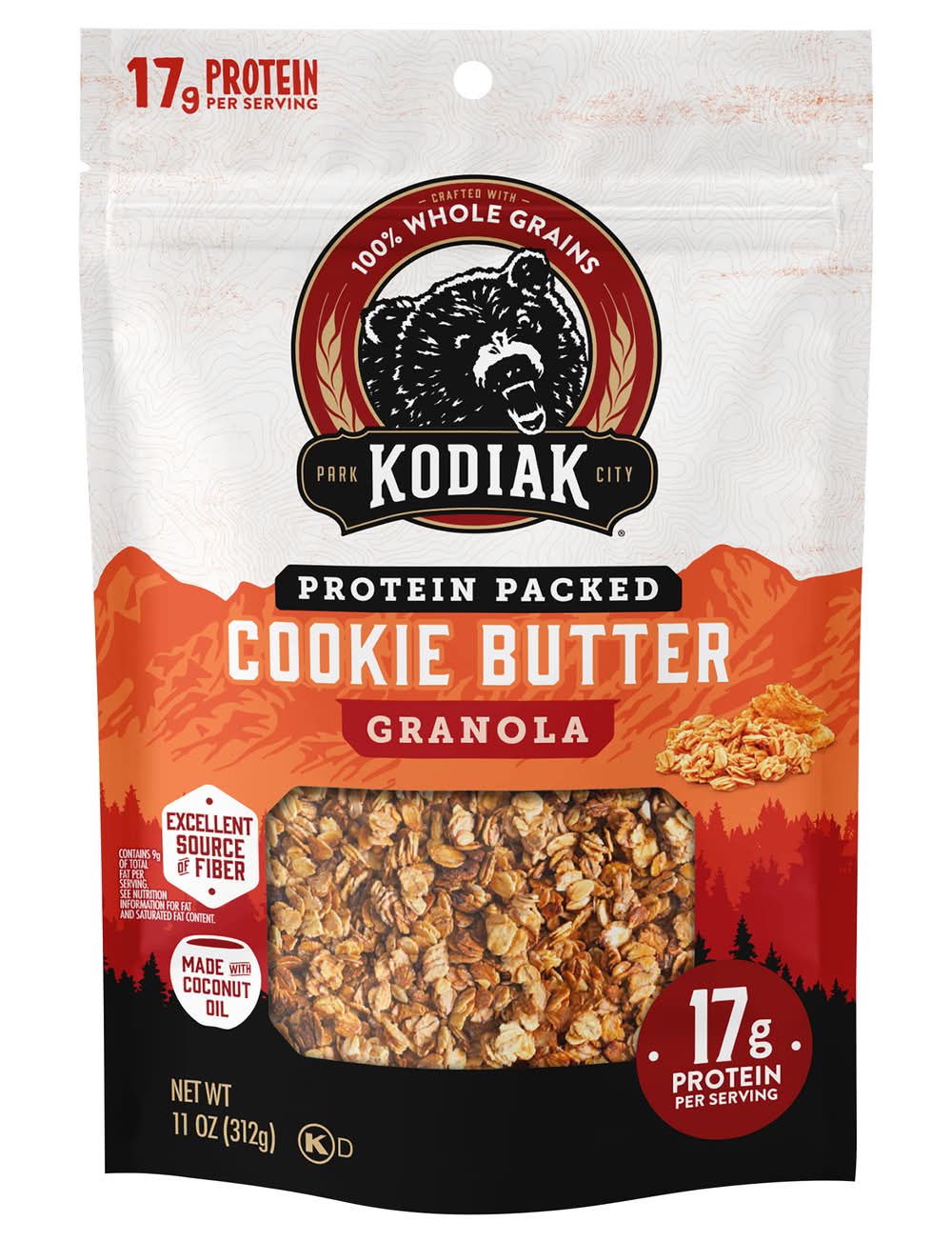 Kodiak Granola Pouch, Cookie Butter (11 oz)