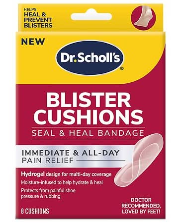 Dr. Scholl's Hydrogel Blister Cushions Seal & Heal Bandage (8 ct)