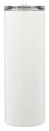 Make Market Skinny Sublimation Tumbler With Straw 18.5oz Capacity