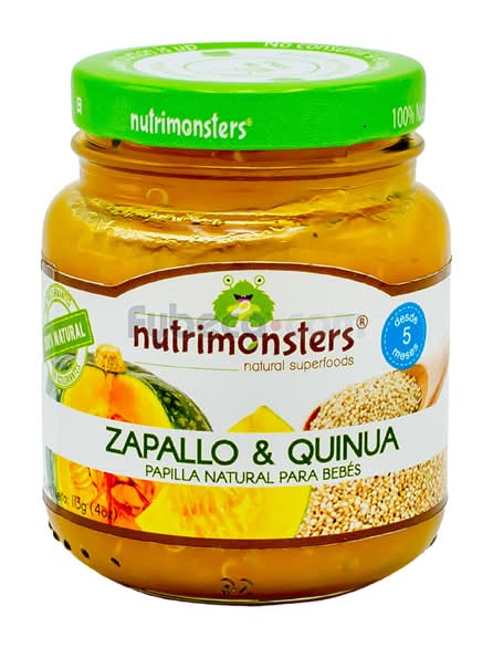 Compota Nutrimonsters Zapallo Y Quinua  113 Gr