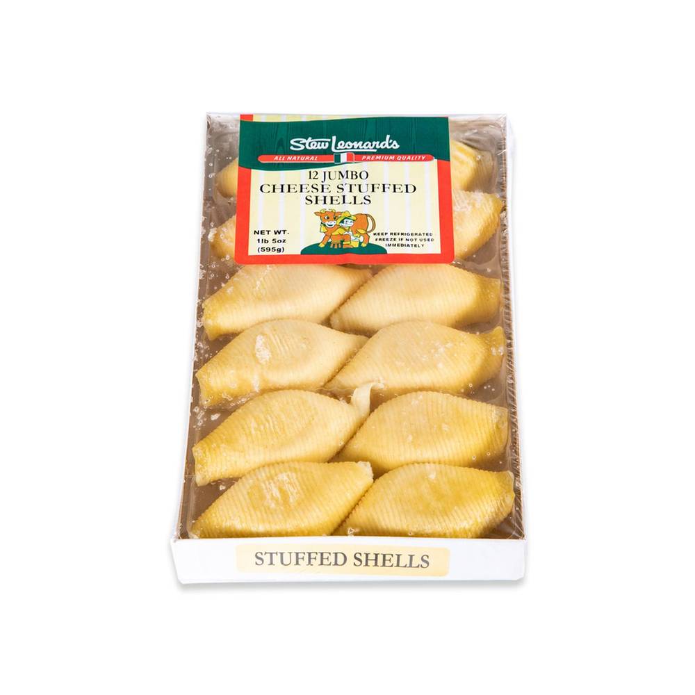 Stew Leonard's Cheese Stuffed Shells, Jumbo (20.99 oz, 12 ct)