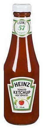 Heinz Tomato Ketchup Glass Bottle (375 g)