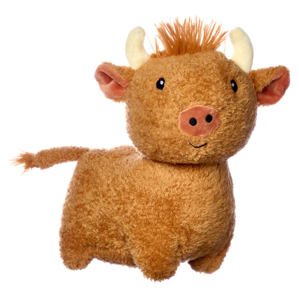American Greetings Highland Cow Plush Toy, 8 in, Brown