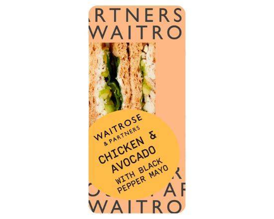 Waitrose & Partners Chicken & Avocado with Black Pepper Mayo