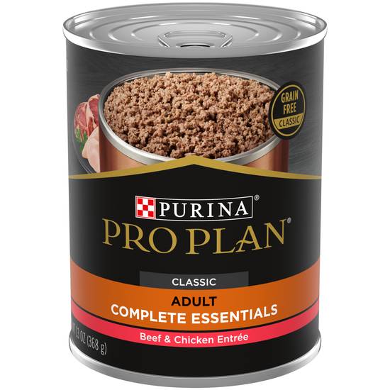 Purina Pro Plan Grain Free Wet Dog Food (beef and chicken)