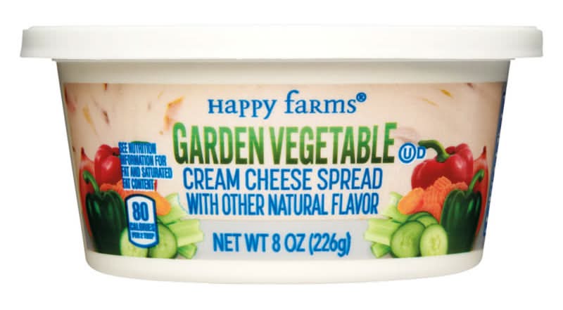 Happy Farms Garden Vegetable Cream Cheese